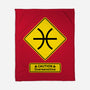 Caution Oversensitive-None-Fleece-Blanket-imisko