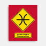 Caution Oversensitive-None-Stretched-Canvas-imisko