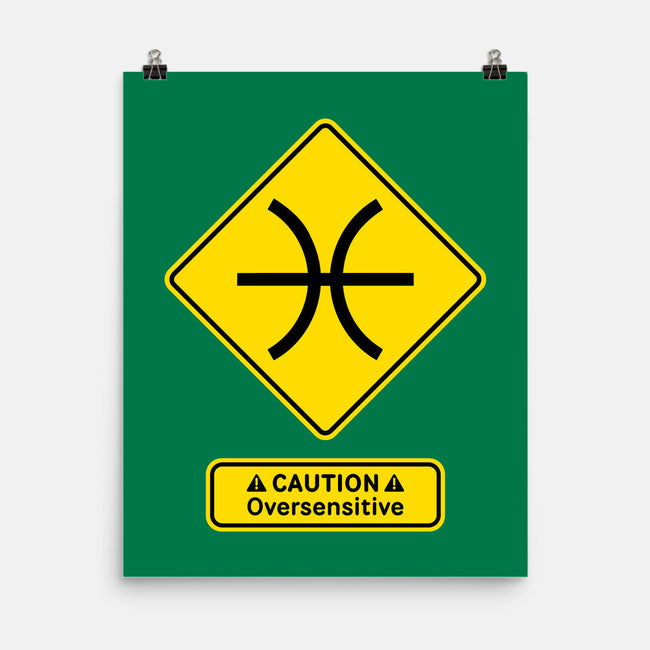 Caution Oversensitive-None-Matte-Poster-imisko