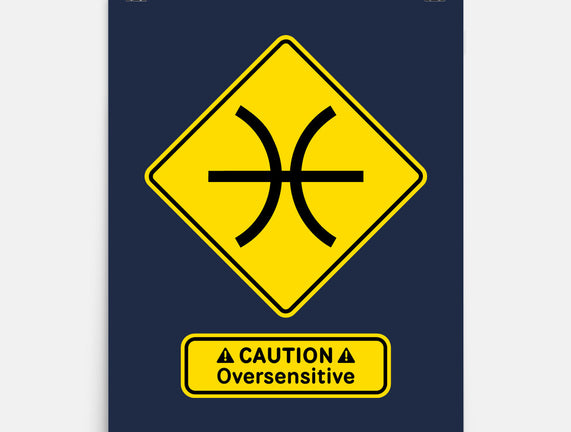Caution Oversensitive