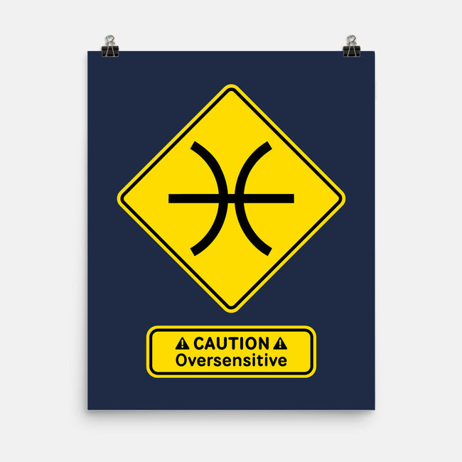 Caution Oversensitive-None-Matte-Poster-imisko