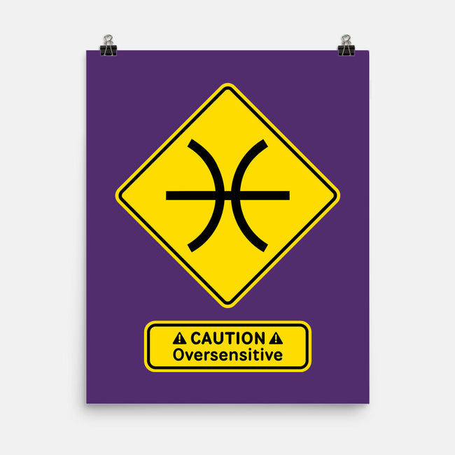 Caution Oversensitive-None-Matte-Poster-imisko