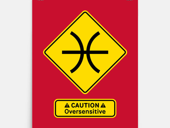 Caution Oversensitive
