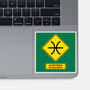 Caution Oversensitive-None-Glossy-Sticker-imisko