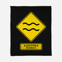 Caution Stubborn-None-Fleece-Blanket-imisko