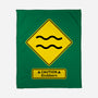 Caution Stubborn-None-Fleece-Blanket-imisko