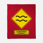 Caution Stubborn-None-Fleece-Blanket-imisko