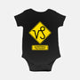 Caution Too Content-Baby-Basic-Onesie-imisko
