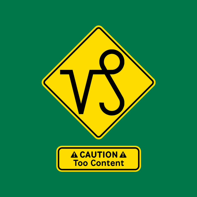 Caution Too Content-None-Polyester-Shower Curtain-imisko