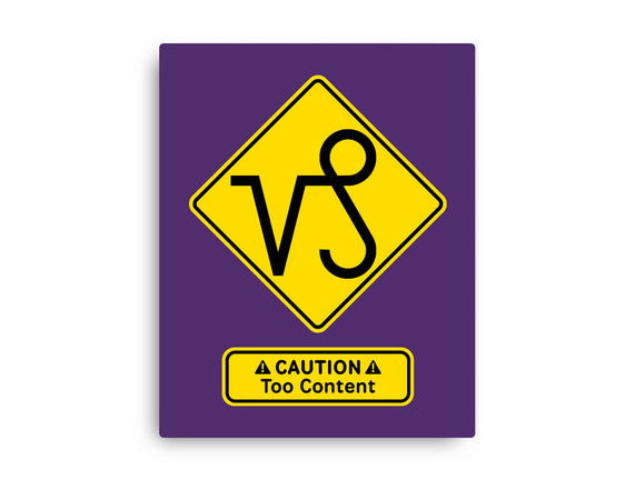 Caution Too Content