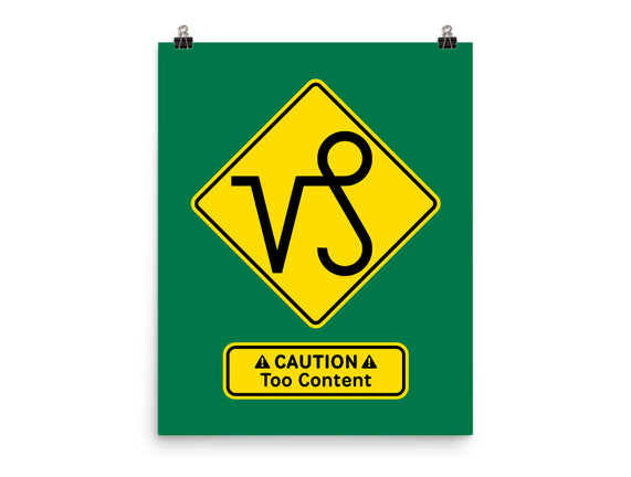 Caution Too Content