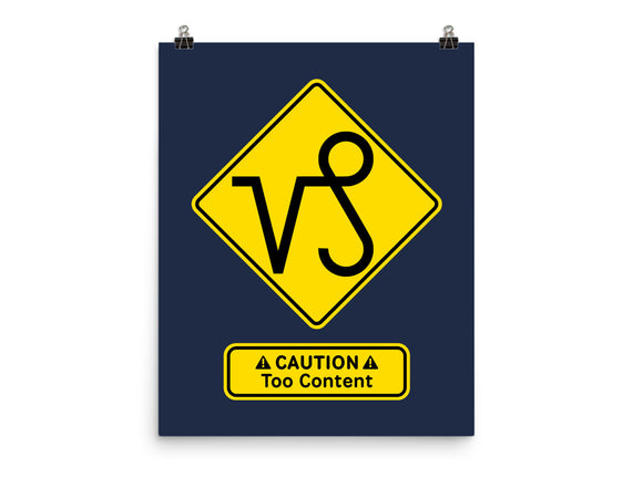 Caution Too Content