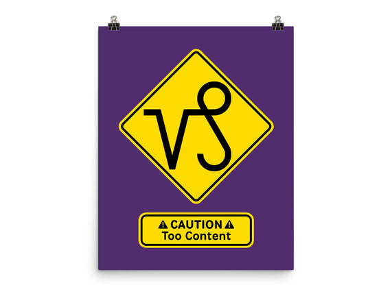 Caution Too Content