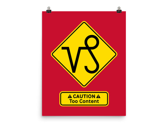 Caution Too Content