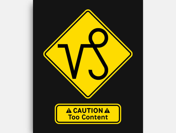 Caution Too Content
