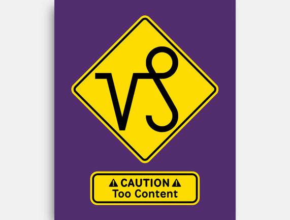 Caution Too Content