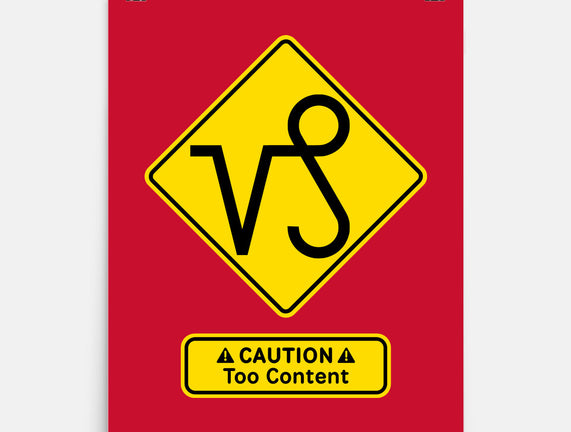 Caution Too Content