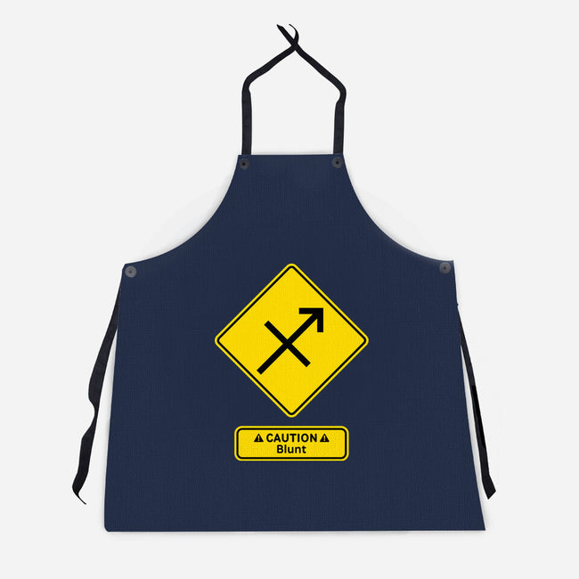 Caution Blunt-Unisex-Kitchen-Apron-imisko