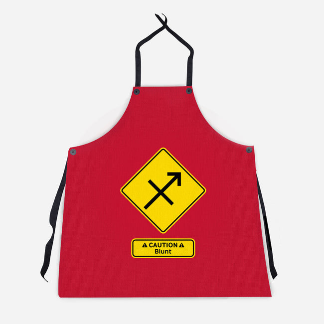 Caution Blunt-Unisex-Kitchen-Apron-imisko