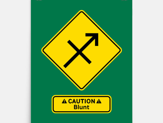 Caution Blunt