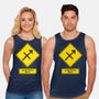 Caution Blunt-Unisex-Basic-Tank-imisko