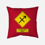 Caution Blunt-None-Removable Cover w Insert-Throw Pillow-imisko