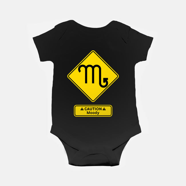 Caution Moody-Baby-Basic-Onesie-imisko