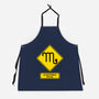 Caution Moody-Unisex-Kitchen-Apron-imisko