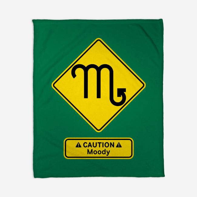 Caution Moody-None-Fleece-Blanket-imisko