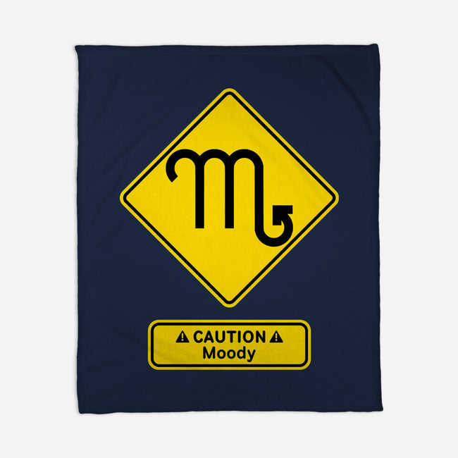 Caution Moody-None-Fleece-Blanket-imisko