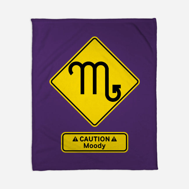 Caution Moody-None-Fleece-Blanket-imisko