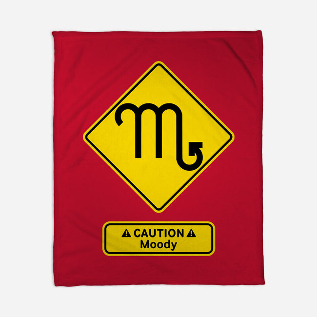 Caution Moody-None-Fleece-Blanket-imisko