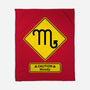 Caution Moody-None-Fleece-Blanket-imisko
