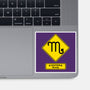 Caution Moody-None-Glossy-Sticker-imisko