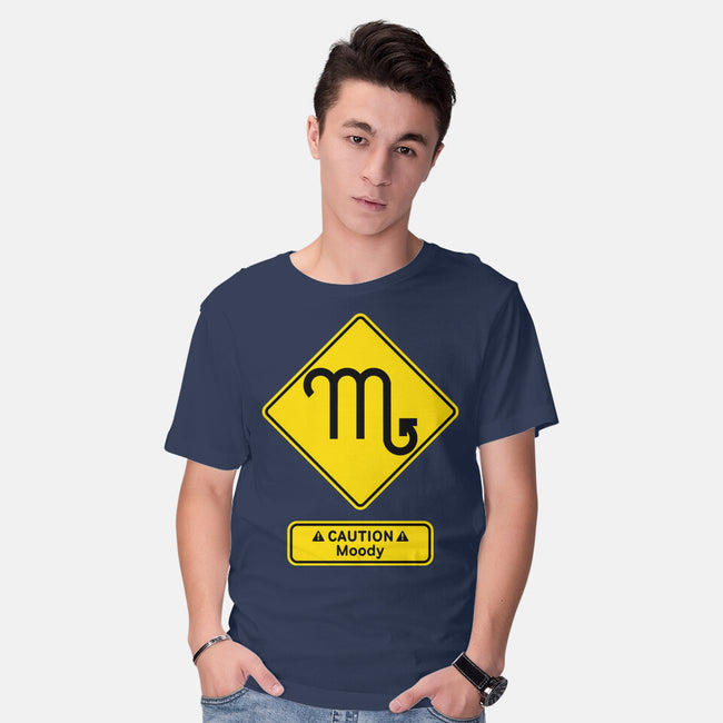 Caution Moody-Mens-Basic-Tee-imisko