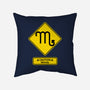 Caution Moody-None-Removable Cover w Insert-Throw Pillow-imisko