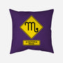 Caution Moody-None-Removable Cover w Insert-Throw Pillow-imisko