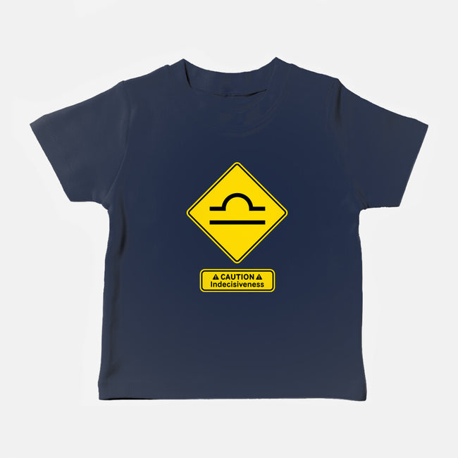 Caution Indecisiveness-Baby-Basic-Tee-imisko