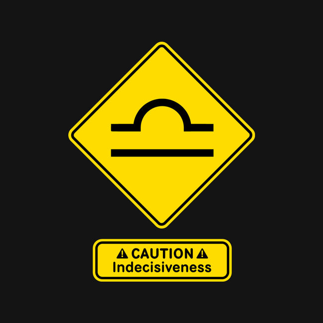 Caution Indecisiveness-None-Polyester-Shower Curtain-imisko