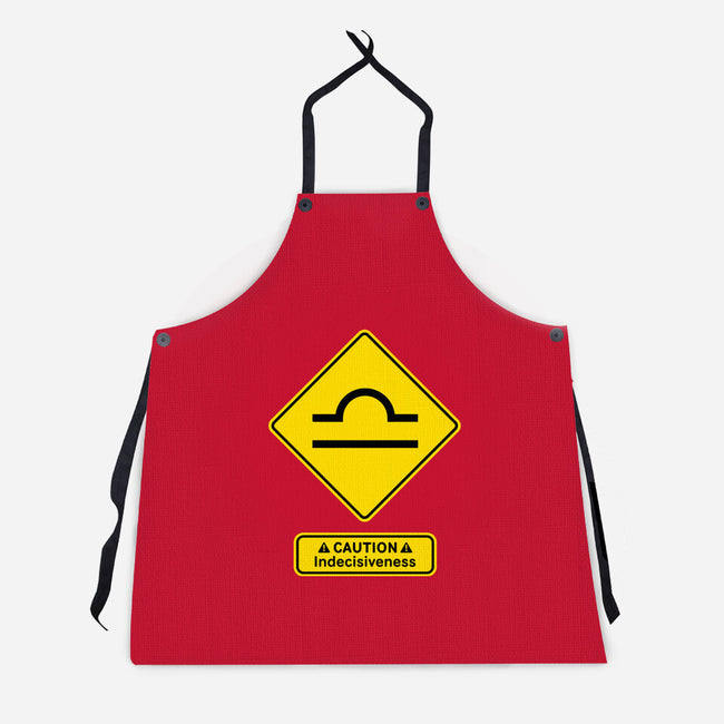 Caution Indecisiveness-Unisex-Kitchen-Apron-imisko