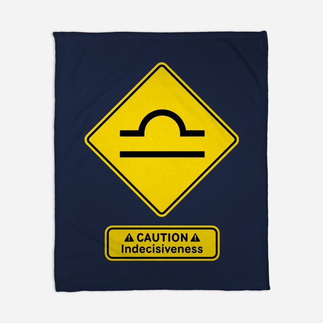 Caution Indecisiveness-None-Fleece-Blanket-imisko