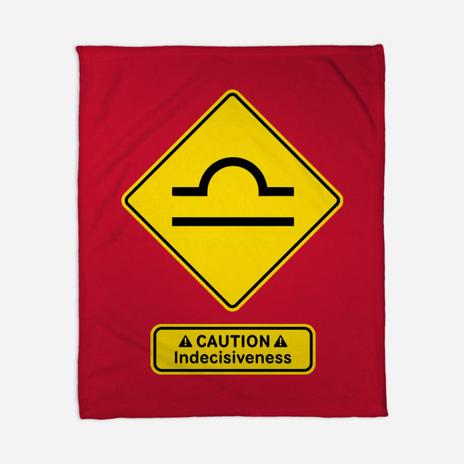 Caution Indecisiveness-None-Fleece-Blanket-imisko