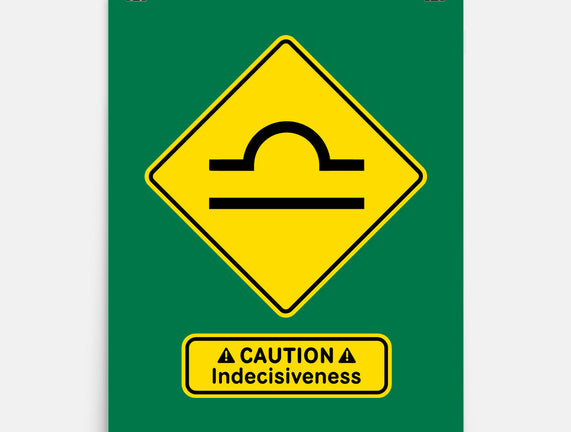 Caution Indecisiveness