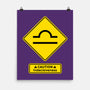 Caution Indecisiveness-None-Matte-Poster-imisko