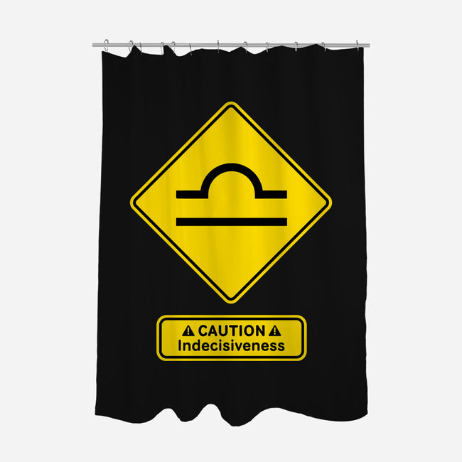 Caution Indecisiveness-None-Polyester-Shower Curtain-imisko