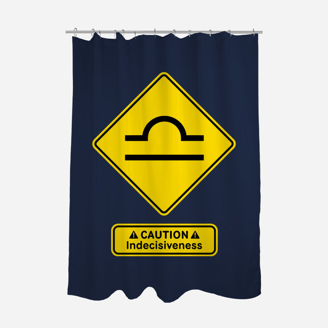 Caution Indecisiveness-None-Polyester-Shower Curtain-imisko