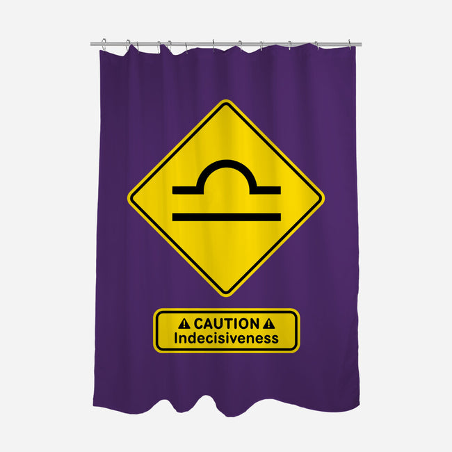 Caution Indecisiveness-None-Polyester-Shower Curtain-imisko