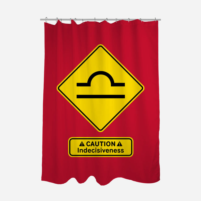 Caution Indecisiveness-None-Polyester-Shower Curtain-imisko