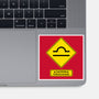 Caution Indecisiveness-None-Glossy-Sticker-imisko