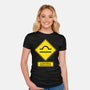 Caution Indecisiveness-Womens-Fitted-Tee-imisko